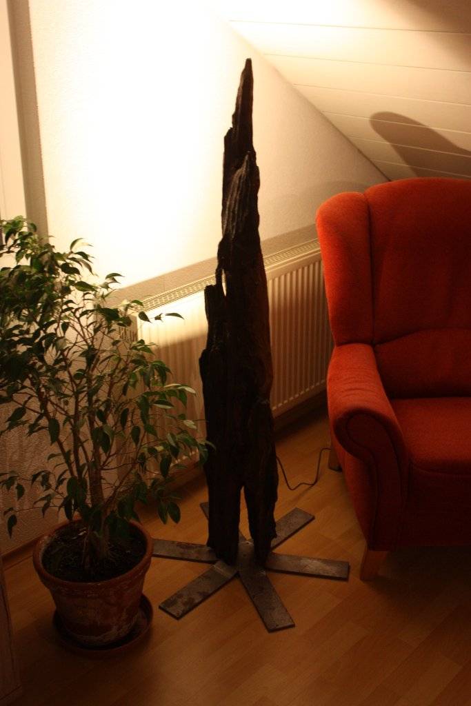 eichenholz-lampe